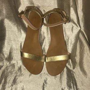 Gold sandals!!!